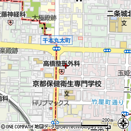 京都府京都市上京区主税町1158周辺の地図
