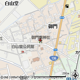 静岡県伊豆の国市御門23周辺の地図