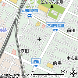愛知県東海市大田町蟹田77周辺の地図