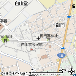 静岡県伊豆の国市白山堂380周辺の地図