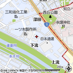 愛知県刈谷市一里山町下流38周辺の地図