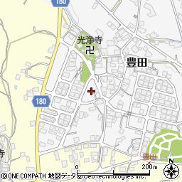滋賀県蒲生郡日野町豊田207周辺の地図