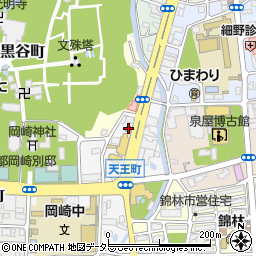 京都天王町郵便局周辺の地図