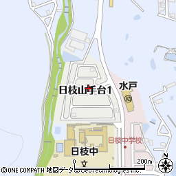 滋賀県湖南市日枝山手台周辺の地図