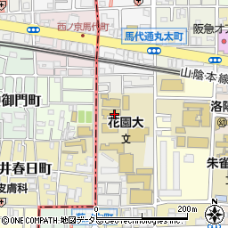 京都府京都市中京区西ノ京壺ノ内町周辺の地図