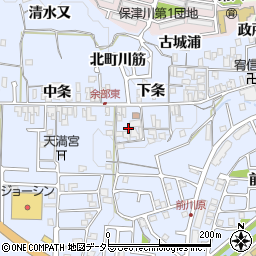京都府亀岡市余部町下条7周辺の地図