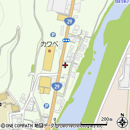 兵庫県宍粟市山崎町三津288周辺の地図