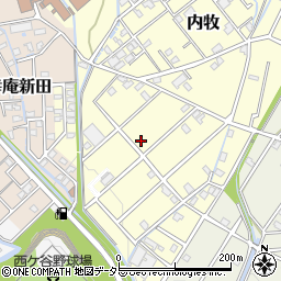 静岡県静岡市葵区内牧308周辺の地図