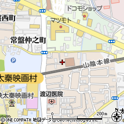 京都府京都市右京区太秦一ノ井町32-39周辺の地図