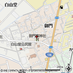 静岡県伊豆の国市御門18-1周辺の地図