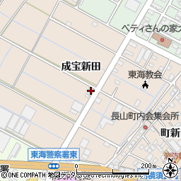 愛知県東海市高横須賀町成宝新田63周辺の地図