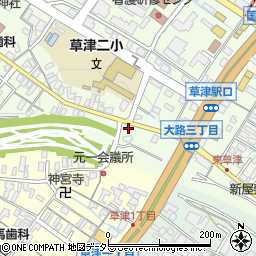 山田整骨院・針灸院周辺の地図