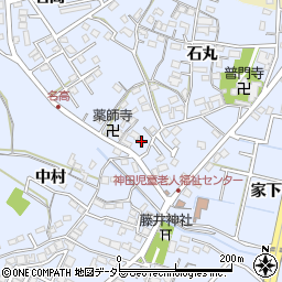 愛知県大府市横根町石丸26-1周辺の地図
