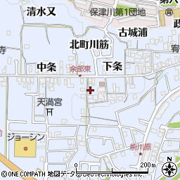 京都府亀岡市余部町下条8周辺の地図