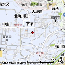 京都府亀岡市余部町下条39周辺の地図