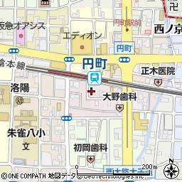 京都府京都市中京区西ノ京南円町94-5周辺の地図