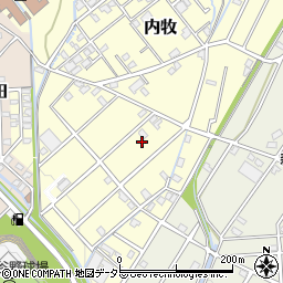 静岡県静岡市葵区内牧340周辺の地図