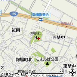 愛知県豊田市駒場町西埜中123-3周辺の地図