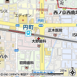 レオパレス西ノ京円町周辺の地図