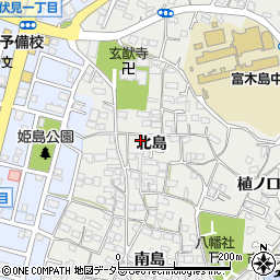 愛知県東海市富木島町北島72周辺の地図