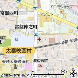 京都府京都市右京区太秦一ノ井町32-21周辺の地図