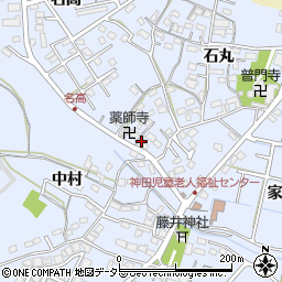愛知県大府市横根町石丸25周辺の地図