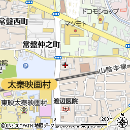 京都府京都市右京区太秦一ノ井町32-20周辺の地図