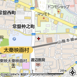 京都府京都市右京区太秦一ノ井町32-19周辺の地図