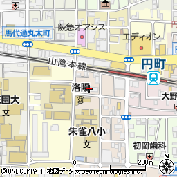 日本郵政宿舎周辺の地図