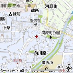 京都府亀岡市余部町前川原63周辺の地図