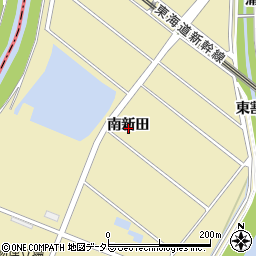 愛知県刈谷市泉田町（南新田）周辺の地図