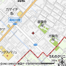 三重県三重郡川越町高松95-3周辺の地図