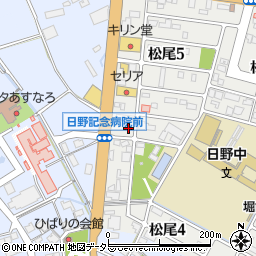 滋賀県蒲生郡日野町松尾5丁目40周辺の地図