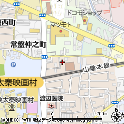 京都府京都市右京区太秦一ノ井町32-35周辺の地図