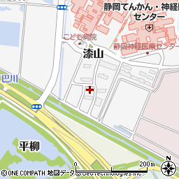 静岡県静岡市葵区漆山2周辺の地図