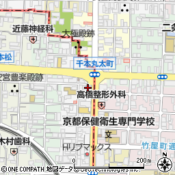 アクアホーム京都二条周辺の地図