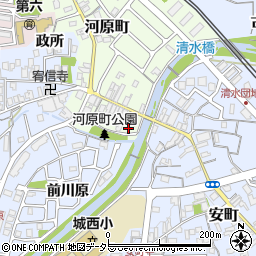 京都府亀岡市河原町9周辺の地図