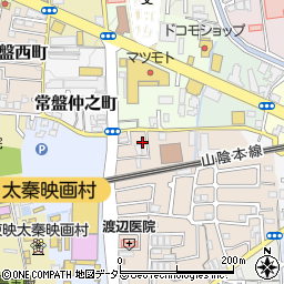 京都府京都市右京区太秦一ノ井町32-54周辺の地図