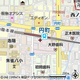 京都府京都市中京区西ノ京南円町3周辺の地図