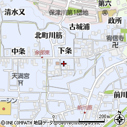 京都府亀岡市余部町下条29周辺の地図