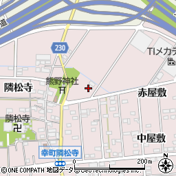 愛知県豊田市幸町隣松寺209周辺の地図