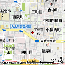 京都府京都市上京区北伊勢屋町743周辺の地図