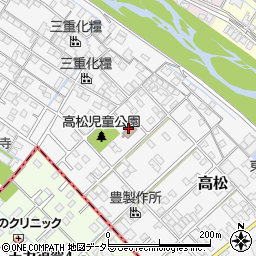 高松公民館周辺の地図
