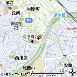 京都府亀岡市河原町12周辺の地図