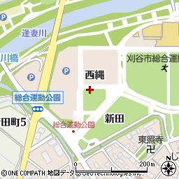 刈谷市総合運動公園トイレ５（自由広場南）周辺の地図