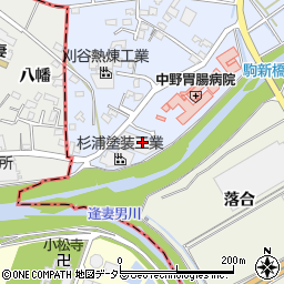 愛知県豊田市駒新町金山1-15周辺の地図