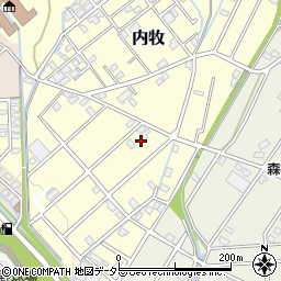 静岡県静岡市葵区内牧342周辺の地図