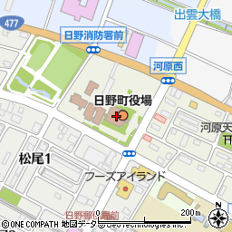 滋賀県蒲生郡日野町周辺の地図
