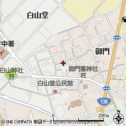 静岡県伊豆の国市白山堂379周辺の地図