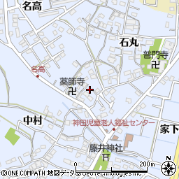 愛知県大府市横根町石丸27-8周辺の地図